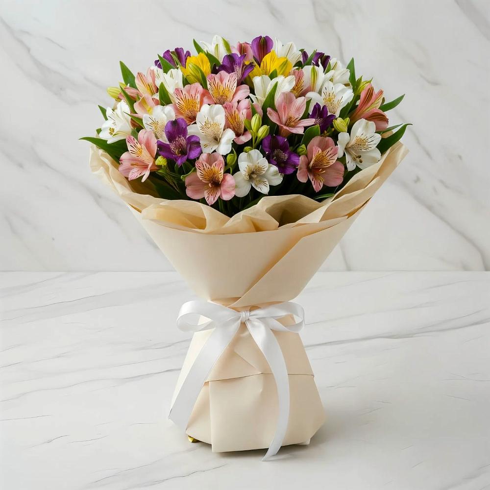 Букет цветов из: Альстромерии в Жатай