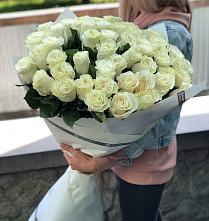 Букет 35 Белых роз #REPLACE_PRED# Жатай