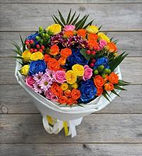 Букет цветов из:  Розы и Хризантемы в Жатай