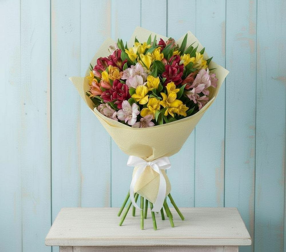 Букет цветов из: Альстромерии в Жатай